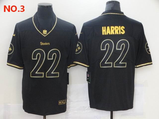 Men's Pittsburgh Steelers #22 Najee Harris Jersey NO.3;